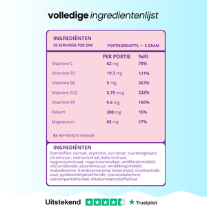 Alua ™ Energie & Hydratatie Elektrolyten